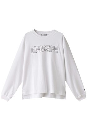 【サードマガジン/THIRD MAGAZINE】のロゴロングスリーブTシャツ 人気、トレンドファッション・服の通販 founy(ファニー) ファッション Fashion レディースファッション WOMEN トップス・カットソー Tops/Tshirt シャツ/ブラウス Shirts/Blouses ロング / Tシャツ T-Shirts カットソー Cut and Sewn スタイリッシュ Stylish スリーブ Sleeve フロント Front ロング Long NEW・新作・新着・新入荷 New Arrivals |ID:prp329100004151762