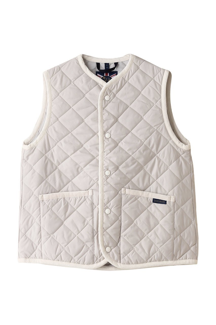 【ラベンハム/lavenham】のCOCOON THORNHAM ベスト インテリア・キッズ・メンズ・レディースファッション・服の通販 founy(ファニー) 　ファッション　Fashion　レディースファッション　Fashion for Women　アウター　Coat / Outerwear Collection　レディースジャケット・軽アウター　Jackets　おすすめ　Recommended / Our Picks　コンパクト　Compact, Small Size　シンプル　Simple, Minimal　ジャケット　Jacket, Outerwear　フォルム　Silhouette, Form　ベスト　Vest, Waistcoat　ライナー　Liner, Inner Layer　再入荷　Restock / Back in Stock　冬　Winter / This Winter　A/W・秋冬　Autumn/Winter　ムーンビームシルバー|ID: prp329100004151770 ipo3291000000034058077