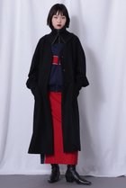 【ローズバッド/ROSE BUD】のウールロングコート 人気、トレンドファッション・服の通販 founy(ファニー) ファッション Fashion レディースファッション WOMEN アウター Coat Outerwear コート Coats カッティング Cutting スヌード Snood メルトン Melton ロング Long NEW・新作・新着・新入荷 New Arrivals thumbnail ブラック|ID: prp329100004152949 ipo3291000000028593233