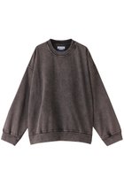 【メゾンスペシャル/MAISON SPECIAL】の【UNISEX】ケミカルオーバーダイヘビースウェットプライムオーバークルーネックPO BRN(ブラウン)|ID:prp329100004152957