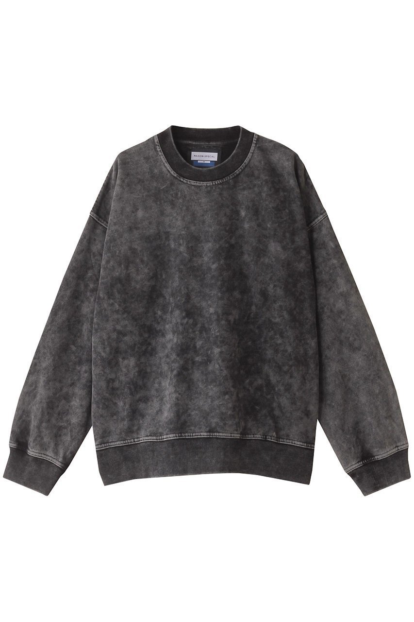 【メゾンスペシャル/MAISON SPECIAL】の【UNISEX】ケミカルオーバーダイヘビースウェットプライムオーバークルーネックPO 人気、トレンドファッション・服の通販 founy(ファニー) 　ファッション　Fashion　レディースファッション　Fashion for Women　トップス・カットソー　Cut & Sew Tops　シャツ・ブラウス・オフィスカジュアル　Elegant Blouses & Button-Ups　レディースパーカー・カジュアルフーディー　Casual Hoodies & Sweatshirts　ロングTシャツ・Tシャツ　Longline T-Shirts & Tees　スウェット・クルーネックトップス　Sweatshirts & Crewnecks / Relaxed Fit Sweat Tops　カットソー・ベーシックTシャツ　Cut-and-Sewn Tops / Stretch Tees & Basics　ユニセックス　Unisex, Genderless　ケミカル　Chemical, Chemical Wash　スリーブ　Sleeve, Long Sleeve / Short Sleeve　ロング　Long, Long-Length　 other-1|ID: prp329100004152957 ipo3291000000032897575