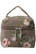 【イクコ/IKUKO】のダブルガーゼ花柄プリントメイクポーチ 人気、トレンドファッション・服の通販 founy(ファニー) ファッション Fashion レディースファッション Fashion for Women ポーチ&ミニバッグ Pouches & Mini Bags アクセサリー Fashion Accessories エレガント 上品 Elegant スクエア Square, Square Shape ダブル Double, Double-Breasted フォルム Silhouette, Form プリント Print, Printed Pattern ポーチ Pouch, Small Case リュクス Luxury, Elegant, High-End, Chic 吸水 Absorbent, Quick-Dry thumbnail モカ|ID: prp329100004152959 ipo3291000000032822400
