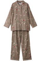 【イクコ/IKUKO】のダブルガーゼ花柄プリント襟付き長袖パジャマ 人気、トレンドファッション・服の通販 founy(ファニー) ファッション Fashion レディースファッション Fashion for Women トップス・カットソー Cut & Sew Tops 花柄・フラワープリント・モチーフ Floral Prints & Motifs / Flower Pattern Tops ダブル Double, Double-Breasted パジャマ Pajamas, Sleepwear フラワー Flower, Floral プリント Print, Printed Pattern エレガント 上品 Elegant 吸水 Absorbent, Quick-Dry 長袖 Long Sleeve, Full Sleeve thumbnail モカ|ID: prp329100004152961 ipo3291000000032834710