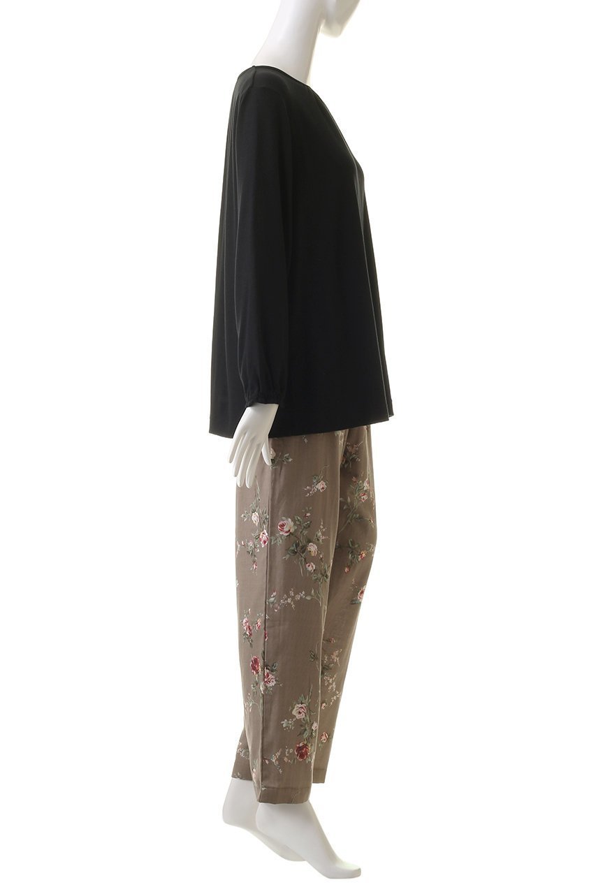 【イクコ/IKUKO】のダブルガーゼ花柄プリント&エイトロックパジャマ 人気、トレンドファッション・服の通販 founy(ファニー) 　ファッション　Fashion　レディースファッション　WOMEN　ギャザー　Gather　ダブル　Double　パジャマ　Pajamas　フォルム　Form　フラワー　Flower　フリル　Frills　プリント　Print　長袖　Long Sleeve　other-3|ID: prp329100004152962 ipo3291000000031399932