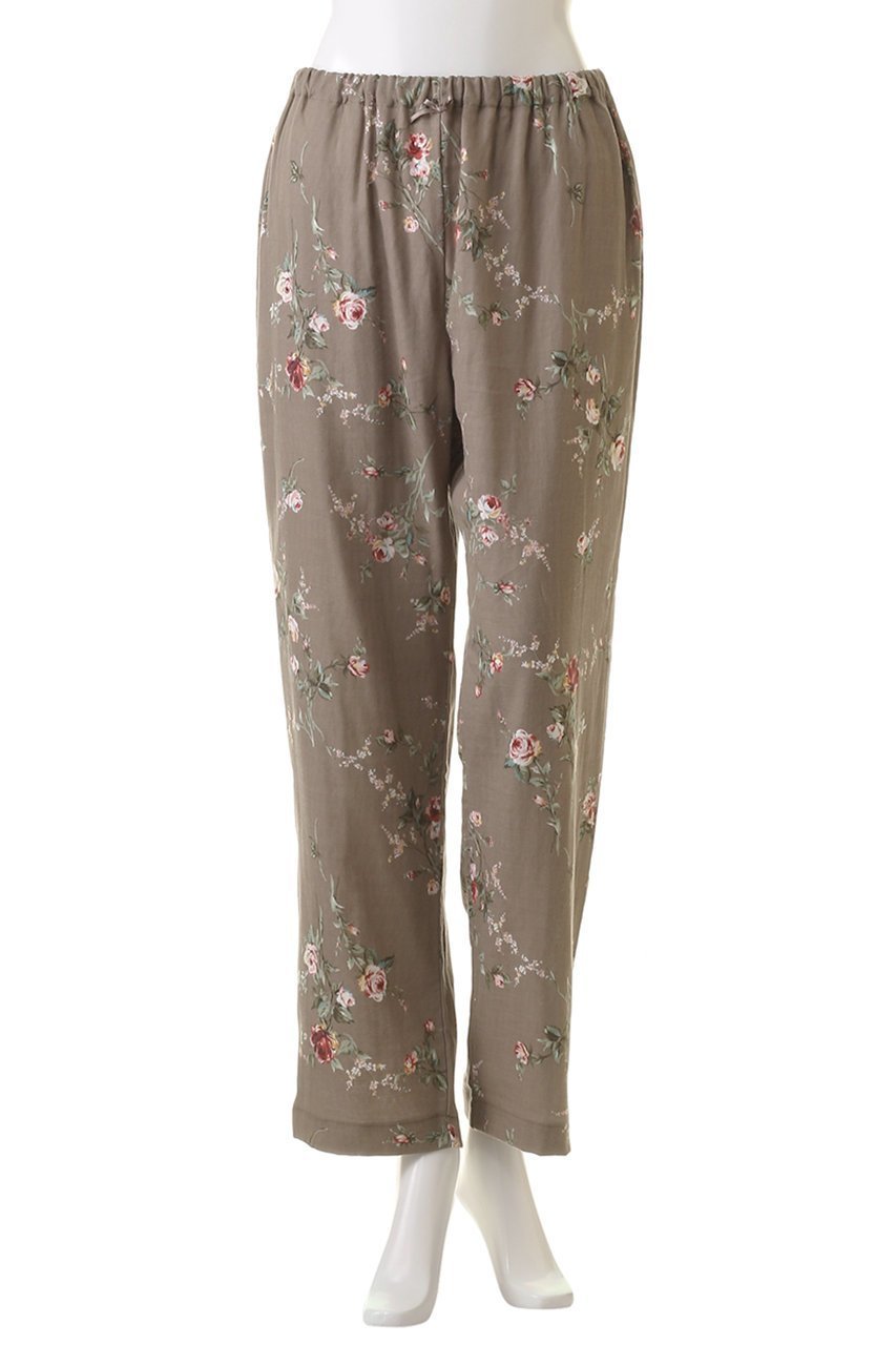 【イクコ/IKUKO】のダブルガーゼ花柄プリント&エイトロックパジャマ 人気、トレンドファッション・服の通販 founy(ファニー) 　ファッション　Fashion　レディースファッション　WOMEN　ギャザー　Gather　ダブル　Double　パジャマ　Pajamas　フォルム　Form　フラワー　Flower　フリル　Frills　プリント　Print　長袖　Long Sleeve　other-6|ID: prp329100004152962 ipo3291000000031399938