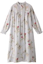 【イクコ/IKUKO】のダブルガーゼ花柄プリント全開ネグリジェ グレー|ID: prp329100004152963 ipo3291000000032834725