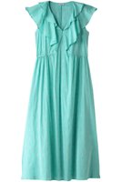 【アドリン ヒュー/Adlin Hue】の【sumiere】Fennel ドレス 人気、トレンドファッション・服の通販 founy(ファニー) ファッション Fashion レディースファッション Fashion for Women ワンピース Dresses フォーマル・パーティードレス・結婚式用ドレス Elegant & Casual Dresses チュニック Tunic Tops & Dresses ショルダー Shoulder, Shoulder Strap チュニック Tunic, Long Top ドレス Dress, One-Piece フリル Frill, Ruffle フレア Flare, Flared フロント Front, Front Design リゾート Resort, Vacation Style ロング Long, Long-Length |ID:prp329100004152965