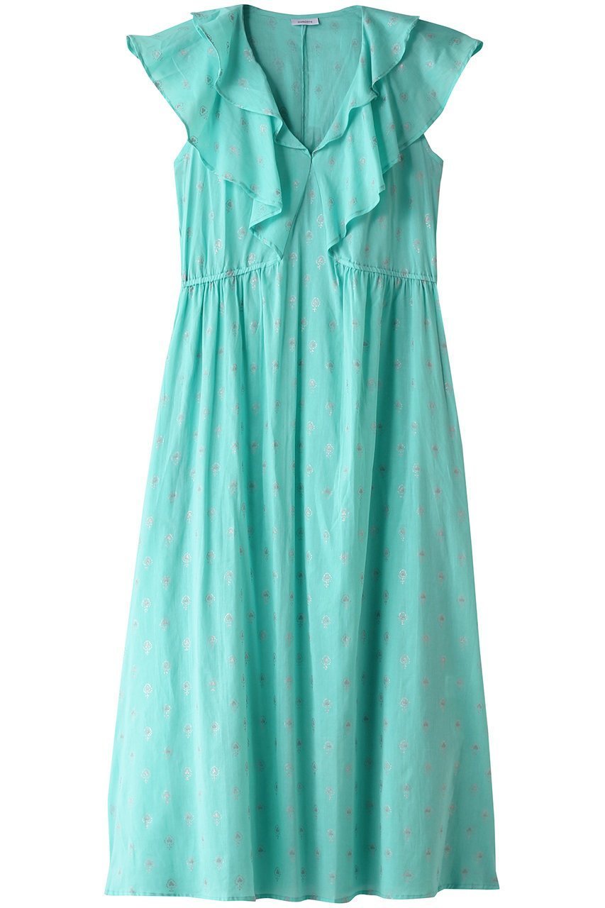 【アドリン ヒュー/Adlin Hue】の【sumiere】Fennel ドレス 人気、トレンドファッション・服の通販 founy(ファニー) 　ファッション　Fashion　レディースファッション　Fashion for Women　ワンピース　Dresses　フォーマル・パーティードレス・結婚式用ドレス　Elegant & Casual Dresses　チュニック　Tunic Tops & Dresses　ショルダー　Shoulder, Shoulder Strap　チュニック　Tunic, Long Top　ドレス　Dress, One-Piece　フリル　Frill, Ruffle　フレア　Flare, Flared　フロント　Front, Front Design　リゾート　Resort, Vacation Style　ロング　Long, Long-Length　 other-1|ID: prp329100004152965 ipo3291000000035673653