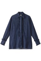 【バウト/BOWTE】のSELVAGE ツイル ダンガリーフリル ドレスシャツ 人気、トレンドファッション・服の通販 founy(ファニー) ファッション Fashion レディースファッション WOMEN トップス・カットソー Tops/Tshirt シャツ/ブラウス Shirts/Blouses ワンピース Dress ドレス Party Dresses スリーブ Sleeve ツイル Twill ドレス Dress フリル Frills ロング Long NEW・新作・新着・新入荷 New Arrivals |ID:prp329100004152982