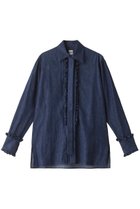 【バウト/BOWTE】のSELVAGE ツイル ダンガリーフリル ドレスシャツ 人気、トレンドファッション・服の通販 founy(ファニー) ファッション Fashion レディースファッション WOMEN トップス・カットソー Tops/Tshirt シャツ/ブラウス Shirts/Blouses ワンピース Dress ドレス Party Dresses スリーブ Sleeve ツイル Twill ドレス Dress フリル Frills ロング Long NEW・新作・新着・新入荷 New Arrivals thumbnail ウォッシュド|ID: prp329100004152982 ipo3291000000028593338