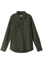 【アウターノウン/OUTERKNOWN / MEN】の【MEN】CHROMA BLANKET SHIRT コットンツイル シャツ ダークグリーン|ID: prp329100004152985 ipo3291000000036059768