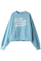 【パロットキャンバス/PARROTT CANVAS】のPC アスレチックロゴクルースウェットネック 人気、トレンドファッション・服の通販 founy(ファニー) ファッション Fashion レディースファッション WOMEN トップス・カットソー Tops/Tshirt シャツ/ブラウス Shirts/Blouses パーカ Sweats ロング / Tシャツ T-Shirts スウェット Sweat カットソー Cut and Sewn おすすめ Recommend ショート Short スキニーデニム Skinny Denim スリーブ Sleeve バランス Balance フロント Front ワイド Wide NEW・新作・新着・新入荷 New Arrivals thumbnail サックスブルー|ID: prp329100004152987 ipo3291000000028593354