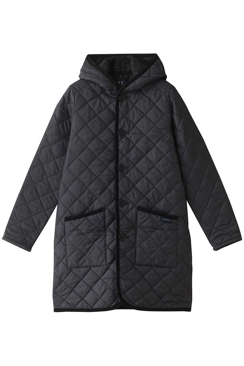 【ラベンハム/lavenham】のBRUNDON 20 ロングコート インテリア・キッズ・メンズ・レディースファッション・服の通販 founy(ファニー) 　ファッション　Fashion　レディースファッション　Fashion for Women　アウター　Coat / Outerwear Collection　コート・ロングコート・ピーコート　Long Coats, Peacoats & More　キルティング　Quilted, Quilting　ロング　Long, Long-Length　人気　Popular, Best Seller　再入荷　Restock / Back in Stock　ブラック|ID: prp329100004152988 ipo3291000000034058013