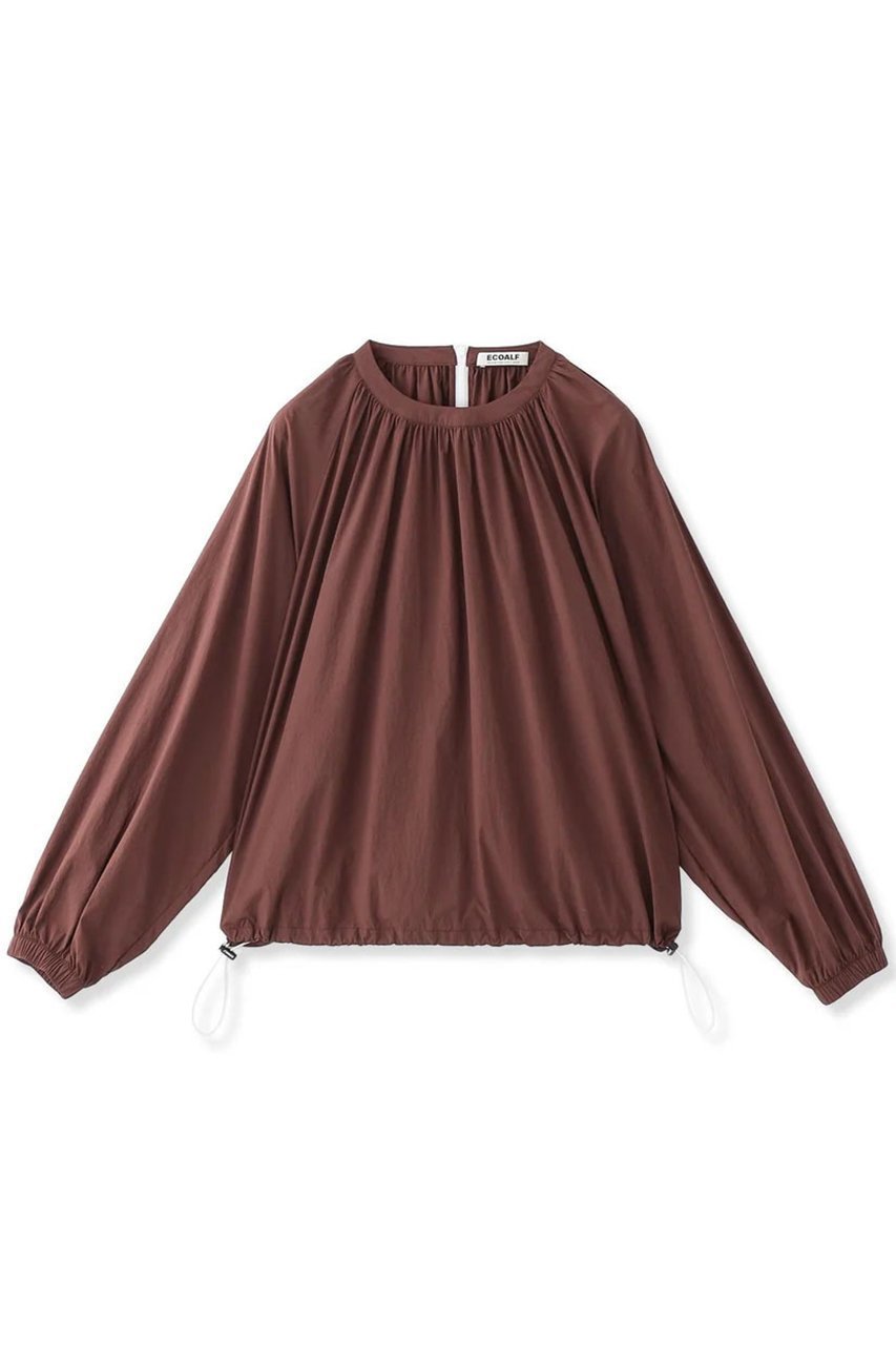 【エコアルフ/ECOALF】のACT LReナイロン ブラウス 【日本限定】 人気、トレンドファッション・服の通販 founy(ファニー) 　ファッション　Fashion　レディースファッション　Fashion for Women　トップス・カットソー　Cut & Sew Tops　シャツ・ブラウス・オフィスカジュアル　Elegant Blouses & Button-Ups　おすすめ　Recommended / Our Picks　ギャザー　Gathered, Ruffled　コレクション　Collection, Seasonal Line　ショート　Short, Short Length　スタイリッシュ　Stylish, Fashionable　スピンドル　Spindle, Drawcord　スポーツ　Sports, Activewear　スリーブ　Sleeve, Long Sleeve / Short Sleeve　セットアップ　Set-Up, Coordinated Outfit　トレンド　Trend, Trending Now　ボトム　Bottoms, Lower Wear　モダン　Modern, Contemporary　リラックス　Relax, Relaxed Fit　ロング　Long, Long-Length　ワッシャー　Washer, Crinkled Finish　軽量　Lightweight, Ultra Light　other-3|ID: prp329100004153062 ipo3291000000034955975