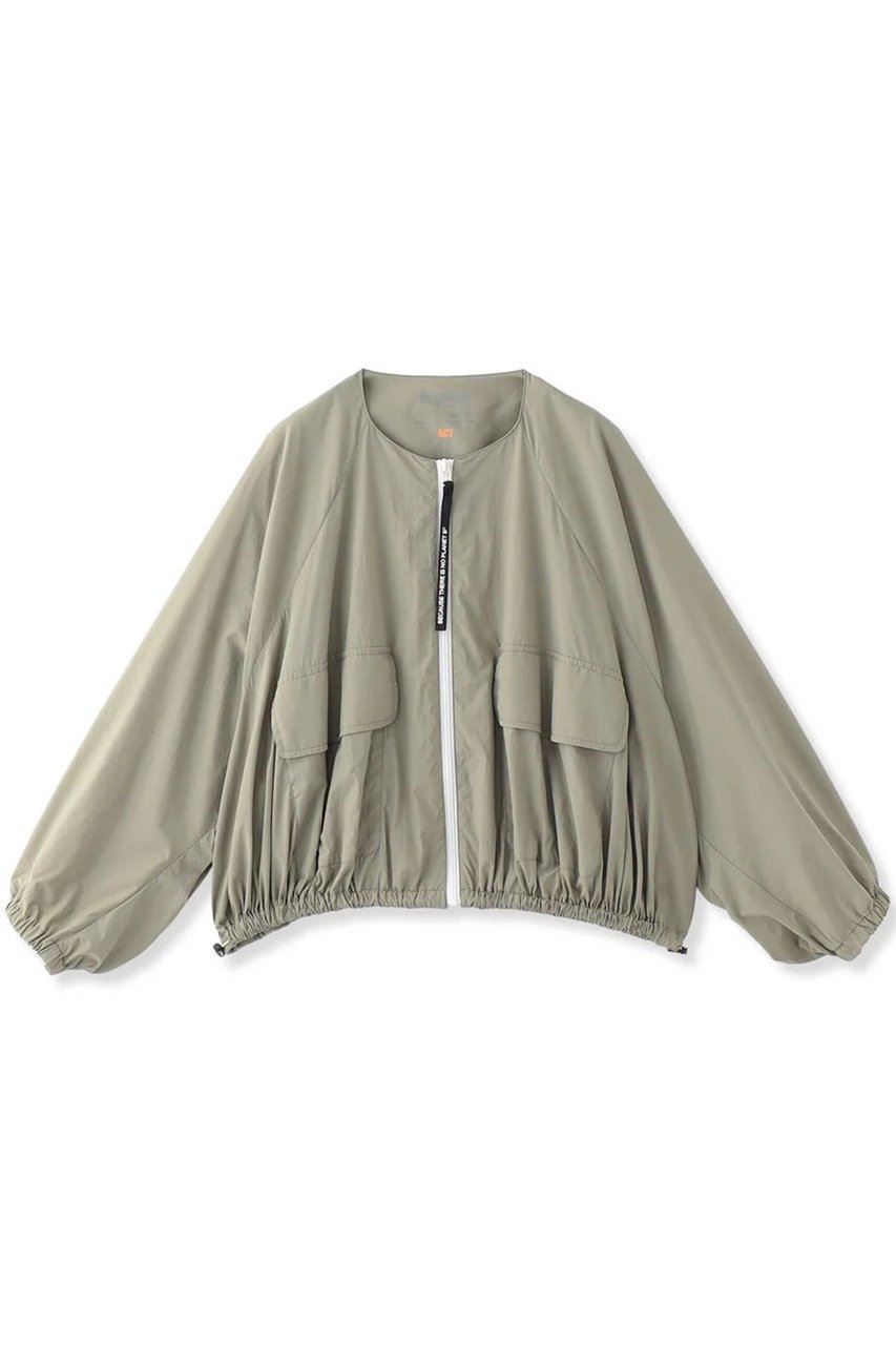 【エコアルフ/ECOALF】のACT LReナイロン ショートブルゾン 【日本限定】 インテリア・キッズ・メンズ・レディースファッション・服の通販 founy(ファニー) 　ファッション　Fashion　レディースファッション　Fashion for Women　アウター　Coat / Outerwear Collection　レディースジャケット・軽アウター　Jackets　ブルゾンジャケット・スポーティアウター　Blouson Jackets　おすすめ　Recommended / Our Picks　インナー　Innerwear　ギャザー　Gathered, Ruffled　コレクション　Collection, Seasonal Line　ショート　Short, Short Length　ジャケット　Jacket, Outerwear　スタイリッシュ　Stylish, Fashionable　スピンドル　Spindle, Drawcord　スポーツ　Sports, Activewear　セットアップ　Set-Up, Coordinated Outfit　トレンド　Trend, Trending Now　ブルゾン　Blouson, Bomber Jacket　ボトム　Bottoms, Lower Wear　モダン　Modern, Contemporary　リラックス　Relax, Relaxed Fit　ワッシャー　Washer, Crinkled Finish　軽量　Lightweight, Ultra Light　カーキ|ID: prp329100004153063 ipo3291000000032949526