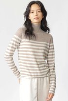 【エコアルフ/ECOALF】のFAYA ボーダーニット / FAYA STRIPES KNIT WOMAN ベージュ|ID:prp329100004153064