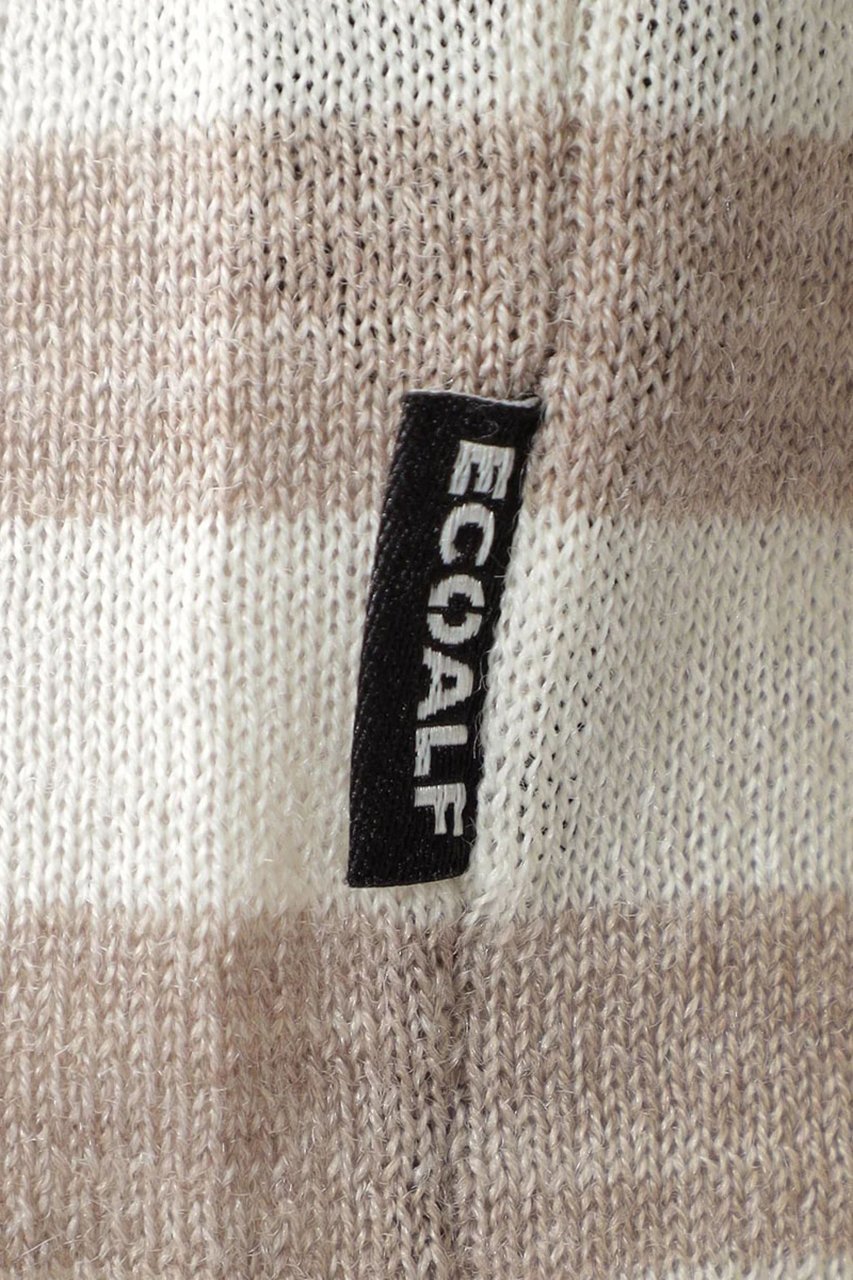 【エコアルフ/ECOALF】のFAYA ボーダーニット / FAYA STRIPES KNIT WOMAN 人気、トレンドファッション・服の通販 founy(ファニー) 　ファッション　Fashion　レディースファッション　Fashion for Women　トップス・カットソー　Cut & Sew Tops　ニット　Knit Tops & Sweaters　カジュアルプルオーバー・ニットトップス　Pullovers & Knit Tops / Casual Pullovers　なめらか　Smooth, Silky Texture　シンプル　Simple, Minimal　ハイネック　High Neck, Mock Neck　フィット　Fit, Slim Fit　ボーダー　Border, Stripe　レギュラー　Regular, Standard Fit　other-6|ID: prp329100004153064 ipo3291000000032921492