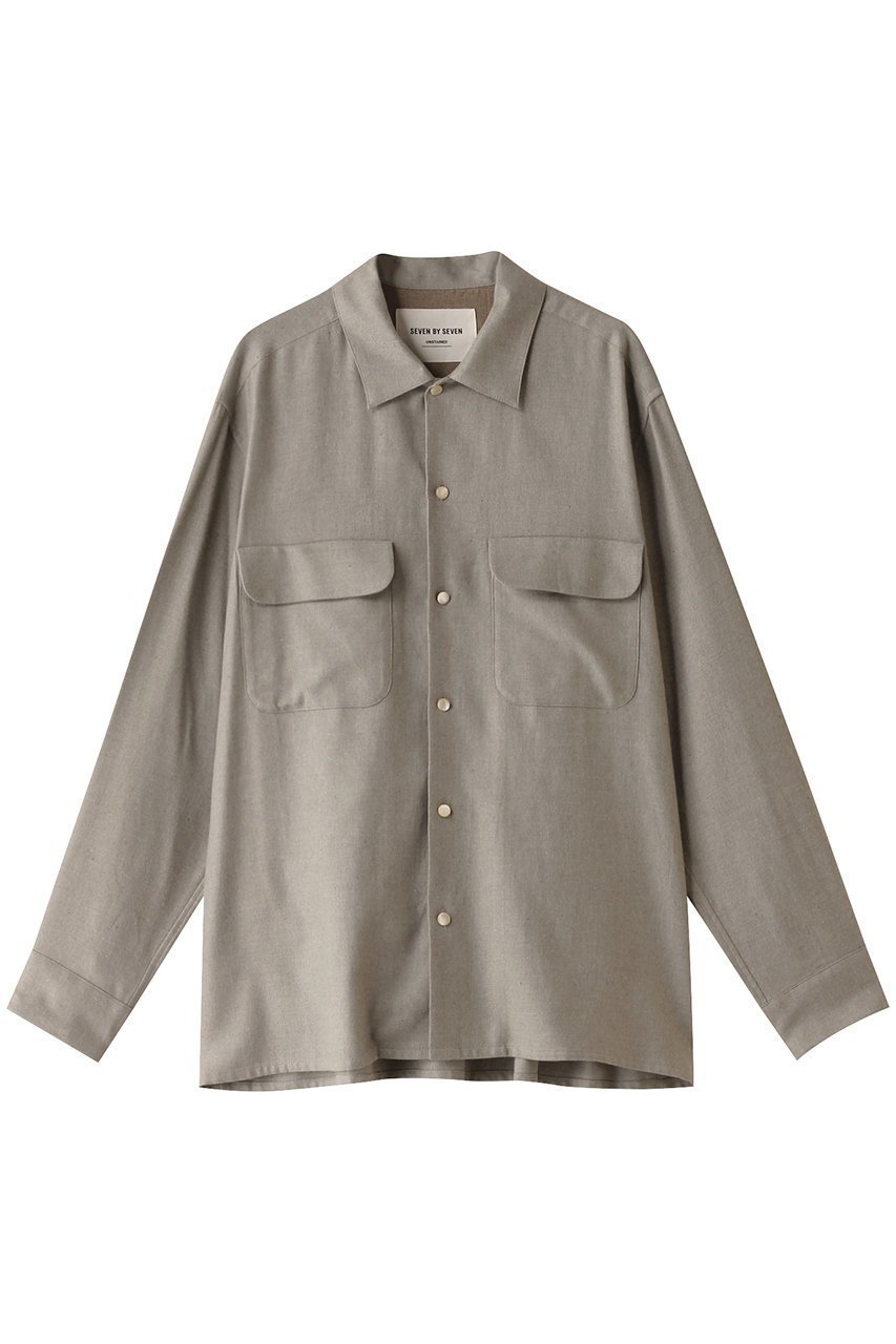 【セブン バイ セブン/SEVEN BY SEVEN / MEN】の【MEN】フラットカラーシャツ‐Unstained organic cotton‐ 人気、トレンドファッション・服の通販 founy(ファニー) 　ファッション　Fashion　メンズファッション　MEN　スリーブ　Sleeve　ボトム　Bottom　ポケット　Pocket　ロング　Long　NEW・新作・新着・新入荷　New Arrivals　 other-1|ID: prp329100004153069 ipo3291000000028593645