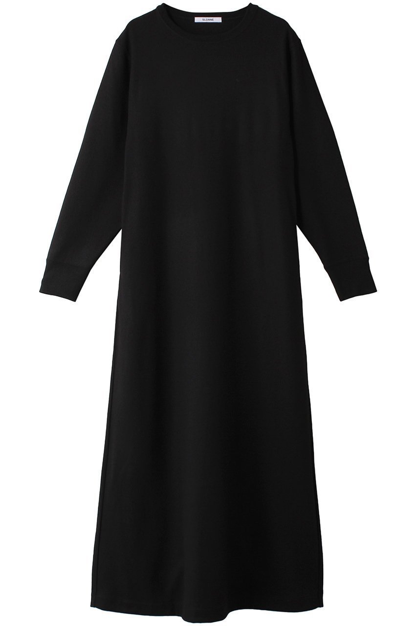 【スローン/SLOANE】のウールミルド天竺 Aラインワンピース 人気、トレンドファッション・服の通販 founy(ファニー) 　ファッション　Fashion　レディースファッション　Fashion for Women　ワンピース　Dresses　チュニック　Tunic Tops & Dresses　Aラインワンピース・フレアシルエット　A-Line Dresses / Flared Silhouette Dresses　シンプル　Simple, Minimal　チュニック　Tunic, Long Top　ロング　Long, Long-Length　 other-1|ID: prp329100004153071 ipo3291000000032891883
