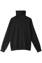 【スローン/SLOANE】の【UNISEX】ウール天竺 タートルネック長袖ニットTシャツ ブラック|ID: prp329100004153074 ipo3291000000032897725