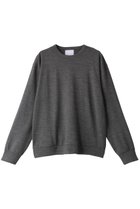 【スローン/SLOANE】の【UNISEX】ウール天竺 長袖ニットTシャツ ミディアムグレー|ID: prp329100004153075 ipo3291000000035343540