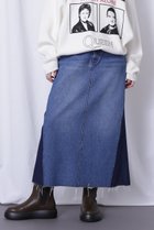 【ローズバッド/ROSE BUD】のドッキングデニムスカート 人気、トレンドファッション・服の通販 founy(ファニー) ファッション Fashion レディースファッション WOMEN スカート Skirt デニムスカート Denim Skirts ロングスカート Long Skirt デニム Denim フロント Front ポケット Pocket リラックス Relax ロング Long NEW・新作・新着・新入荷 New Arrivals thumbnail ブルー|ID: prp329100004153085 ipo3291000000028593693