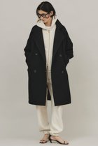 【カレンソロジー/Curensology】のメルトンスタンドカラーコート 人気、トレンドファッション・服の通販 founy(ファニー) ファッション Fashion レディースファッション WOMEN アウター Coat Outerwear コート Coats おすすめ Recommend インナー Inner コンパクト Compact スタンド Stand ダブル Double バランス Balance ボトム Bottom メルトン Melton ロング Long NEW・新作・新着・新入荷 New Arrivals 防寒 Cold Protection thumbnail ブラック|ID: prp329100004154033 ipo3291000000028613419