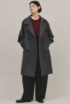 【カレンソロジー/Curensology】のメルトンスタンドカラーコート 人気、トレンドファッション・服の通販 founy(ファニー) ファッション Fashion レディースファッション WOMEN アウター Coat Outerwear コート Coats おすすめ Recommend インナー Inner コンパクト Compact スタンド Stand ダブル Double バランス Balance ボトム Bottom メルトン Melton ロング Long NEW・新作・新着・新入荷 New Arrivals 防寒 Cold Protection thumbnail チャコール|ID: prp329100004154033 ipo3291000000028613420