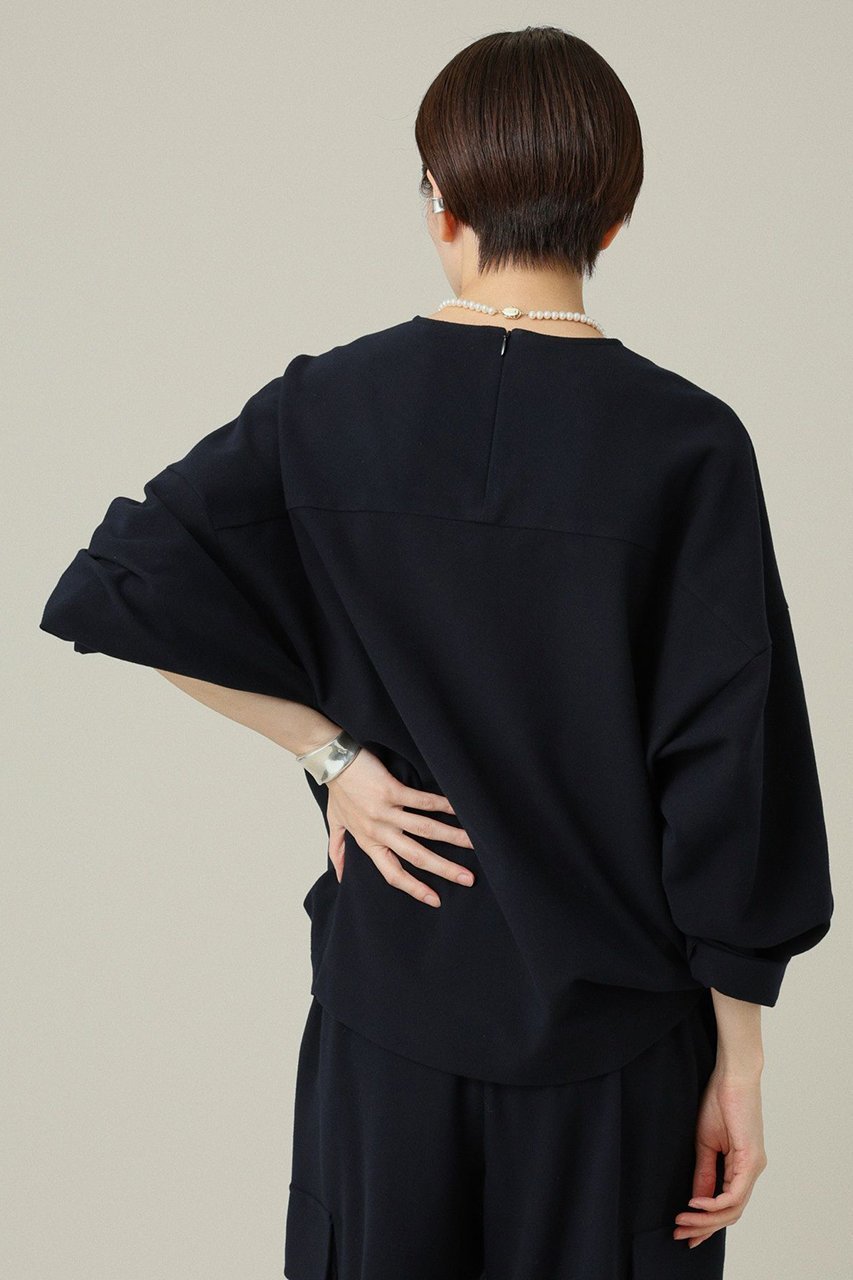【カレンソロジー/Curensology】のストレッチプルオーバー 人気、トレンドファッション・服の通販 founy(ファニー) 　ファッション　Fashion　レディースファッション　Fashion for Women　トップス・カットソー　Cut & Sew Tops　シャツ・ブラウス・オフィスカジュアル　Elegant Blouses & Button-Ups　ロングTシャツ・Tシャツ　Longline T-Shirts & Tees　カジュアルプルオーバー・ニットトップス　Pullovers & Knit Tops / Casual Pullovers　カットソー・ベーシックTシャツ　Cut-and-Sewn Tops / Stretch Tees & Basics　おすすめ　Recommended / Our Picks　ウォーム　Warm Fabric　シンプル　Simple, Minimal　ストレッチ　Stretch, Stretchy Fabric　スリーブ　Sleeve, Long Sleeve / Short Sleeve　セットアップ　Set-Up, Coordinated Outfit　ツイル　Twist, Twisted Detail　トレーナー　Sweatshirt, Trainer　フォルム　Silhouette, Form　リラックス　Relax, Relaxed Fit　ロング　Long, Long-Length　other-3|ID: prp329100004154034 ipo3291000000032888335