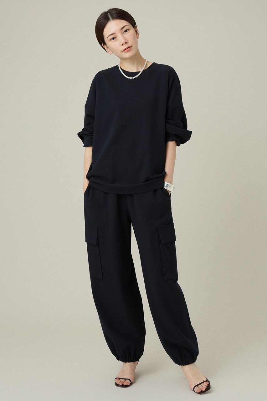 【カレンソロジー/Curensology】のストレッチプルオーバー 人気、トレンドファッション・服の通販 founy(ファニー) 　ファッション　Fashion　レディースファッション　Fashion for Women　トップス・カットソー　Cut & Sew Tops　シャツ・ブラウス・オフィスカジュアル　Elegant Blouses & Button-Ups　ロングTシャツ・Tシャツ　Longline T-Shirts & Tees　カジュアルプルオーバー・ニットトップス　Pullovers & Knit Tops / Casual Pullovers　カットソー・ベーシックTシャツ　Cut-and-Sewn Tops / Stretch Tees & Basics　おすすめ　Recommended / Our Picks　ウォーム　Warm Fabric　シンプル　Simple, Minimal　ストレッチ　Stretch, Stretchy Fabric　スリーブ　Sleeve, Long Sleeve / Short Sleeve　セットアップ　Set-Up, Coordinated Outfit　ツイル　Twist, Twisted Detail　トレーナー　Sweatshirt, Trainer　フォルム　Silhouette, Form　リラックス　Relax, Relaxed Fit　ロング　Long, Long-Length　other-4|ID: prp329100004154034 ipo3291000000032888338