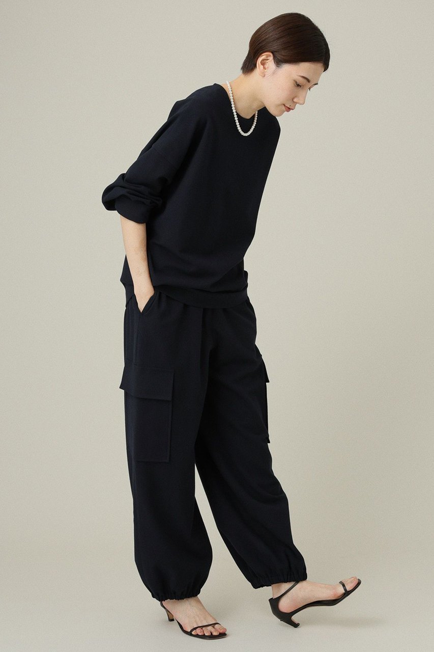 【カレンソロジー/Curensology】のストレッチプルオーバー 人気、トレンドファッション・服の通販 founy(ファニー) 　ファッション　Fashion　レディースファッション　Fashion for Women　トップス・カットソー　Cut & Sew Tops　シャツ・ブラウス・オフィスカジュアル　Elegant Blouses & Button-Ups　ロングTシャツ・Tシャツ　Longline T-Shirts & Tees　カジュアルプルオーバー・ニットトップス　Pullovers & Knit Tops / Casual Pullovers　カットソー・ベーシックTシャツ　Cut-and-Sewn Tops / Stretch Tees & Basics　おすすめ　Recommended / Our Picks　ウォーム　Warm Fabric　シンプル　Simple, Minimal　ストレッチ　Stretch, Stretchy Fabric　スリーブ　Sleeve, Long Sleeve / Short Sleeve　セットアップ　Set-Up, Coordinated Outfit　ツイル　Twist, Twisted Detail　トレーナー　Sweatshirt, Trainer　フォルム　Silhouette, Form　リラックス　Relax, Relaxed Fit　ロング　Long, Long-Length　other-5|ID: prp329100004154034 ipo3291000000032888342