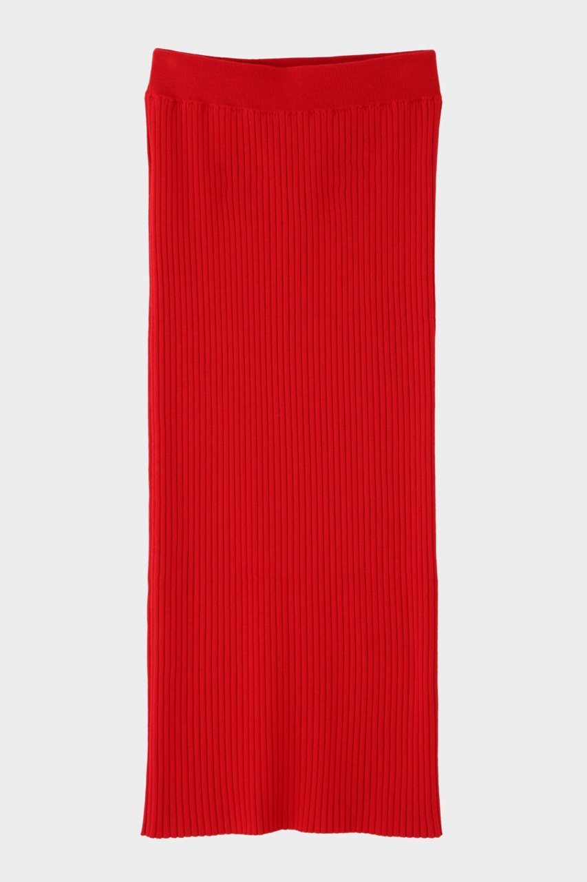 【ル フィル/LE PHIL】のワイドリブニットスカート インテリア・キッズ・メンズ・レディースファッション・服の通販 founy(ファニー) 　ファッション　Fashion　レディースファッション　Fashion for Women　スカート　Skirts　ロングスカート　Long Skirts / Maxi & Midi Skirts　おすすめ　Recommended / Our Picks　カーディガン　Cardigan, Knitwear　セットアップ　Set-Up, Coordinated Outfit　タートル　Turtleneck, Turtle Collar　ロング　Long, Long-Length　レッド|ID: prp329100004154059 ipo3291000000032823347