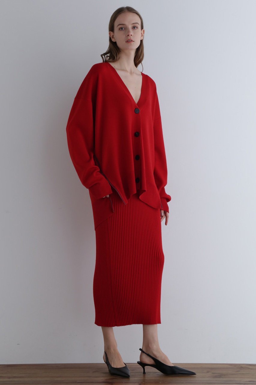 【ル フィル/LE PHIL】のワイドリブニットスカート 人気、トレンドファッション・服の通販 founy(ファニー) 　ファッション　Fashion　レディースファッション　Fashion for Women　スカート　Skirts　ロングスカート　Long Skirts / Maxi & Midi Skirts　おすすめ　Recommended / Our Picks　カーディガン　Cardigan, Knitwear　セットアップ　Set-Up, Coordinated Outfit　タートル　Turtleneck, Turtle Collar　ロング　Long, Long-Length　other-4|ID: prp329100004154059 ipo3291000000032823350