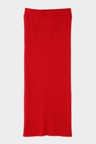 【ル フィル/LE PHIL】のワイドリブニットスカート レッド|ID: prp329100004154059 ipo3291000000035381241