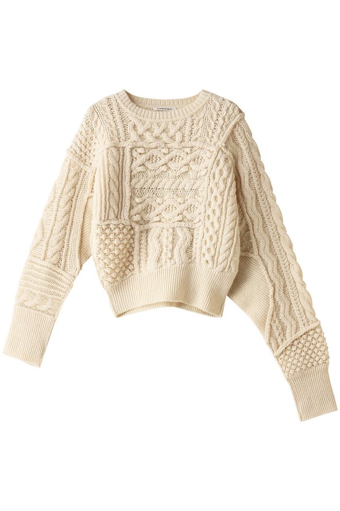 【カレンテージ/CURRENTAGE】のケーブルパッチニット インテリア・キッズ・メンズ・レディースファッション・服の通販 founy(ファニー) https://founy.com/ ファッション Fashion レディースファッション Fashion for Women トップス・カットソー Cut & Sew Tops ニット Knit Tops & Sweaters カジュアルプルオーバー・ニットトップス Pullovers & Knit Tops / Casual Pullovers ショート Short, Short Length トレンド Trend, Trending Now パッチワーク Patchwork, Mixed Fabric ワイド Wide, Wide Fit 定番 Standard, Basic Item |ID: prp329100004154077 ipo3291000000035337350