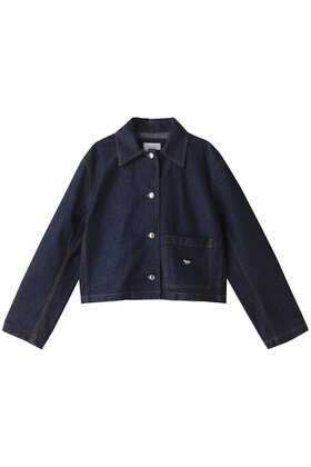 【メゾン キツネ/MAISON KITSUNE】 DENIM クロップドジャケット人気、トレンドファッション・服の通販 founy(ファニー) ファッション Fashion レディースファッション WOMEN アウター Coat Outerwear ジャケット Jackets ブルゾン Blouson/Jackets クロップド Cropped ジャケット Jacket スタイリッシュ Stylish デニム Denim フォックス Fox ブルゾン Blouson メタル Metal ロング Long NEW・新作・新着・新入荷 New Arrivals |ID:prp329100004154099