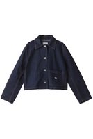 【メゾン キツネ/MAISON KITSUNE】のDENIM クロップドジャケット 人気、トレンドファッション・服の通販 founy(ファニー) ファッション Fashion レディースファッション WOMEN アウター Coat Outerwear ジャケット Jackets ブルゾン Blouson/Jackets クロップド Cropped ジャケット Jacket スタイリッシュ Stylish デニム Denim フォックス Fox ブルゾン Blouson メタル Metal ロング Long |ID:prp329100004154099