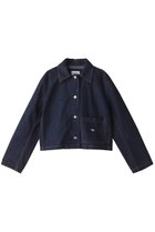 【メゾン キツネ/MAISON KITSUNE】のDENIM クロップドジャケット インディゴ|ID:prp329100004154099