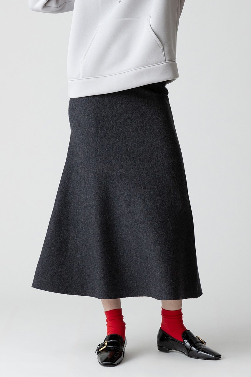 【アルアバイル/allureville】のウールWフェイスナローマーメイドスカート インテリア・キッズ・メンズ・レディースファッション・服の通販 founy(ファニー) ファッション Fashion レディースファッション Fashion for Women スカート Skirts ロングスカート Long Skirts / Maxi & Midi Skirts ボトム Bottoms, Lower Wear ロング Long, Long-Length 冬 Winter / This Winter チャコールグレー|ID: prp329100004154128 ipo3291000000036764280