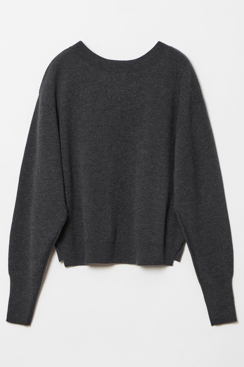 【アルアバイル/allureville】のウールスムース2WAYネックプルオーバー 人気、トレンドファッション・服の通販 founy(ファニー) 　ファッション　Fashion　レディースファッション　Fashion for Women　トップス・カットソー　Cut & Sew Tops　ニット　Knit Tops & Sweaters　カジュアルプルオーバー・ニットトップス　Pullovers & Knit Tops / Casual Pullovers　カットソー　Cut and Sewn Top　バランス　Balance, Style Balance　冬　Winter / This Winter　other-2|ID: prp329100004155773 ipo3291000000036065191