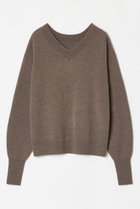 【アルアバイル/allureville】のウールスムース2WAYネックプルオーバー モカ|ID: prp329100004155773 ipo3291000000036259976