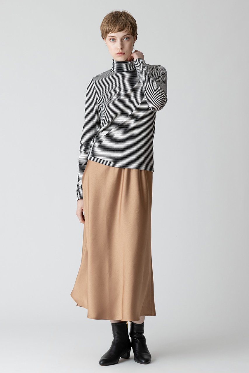 【アルアバイル/allureville】のハーフミラノボーダープルオーバー 人気、トレンドファッション・服の通販 founy(ファニー) 　ファッション　Fashion　レディースファッション　Fashion for Women　トップス・カットソー　Cut & Sew Tops　シャツ・ブラウス・オフィスカジュアル　Elegant Blouses & Button-Ups　ロングTシャツ・Tシャツ　Longline T-Shirts & Tees　カジュアルプルオーバー・ニットトップス　Pullovers & Knit Tops / Casual Pullovers　カットソー・ベーシックTシャツ　Cut-and-Sewn Tops / Stretch Tees & Basics　おすすめ　Recommended / Our Picks　インナー　Innerwear　ジャケット　Jacket, Outerwear　スリーブ　Sleeve, Long Sleeve / Short Sleeve　トレンド　Trend, Trending Now　ドレス　Dress, One-Piece　ボーダー　Border, Stripe　モノトーン　Monotone, Black and White　ロング　Long, Long-Length　無地　Plain, Solid Color　A/W・秋冬　Autumn/Winter　other-5|ID: prp329100004155778 ipo3291000000032895322