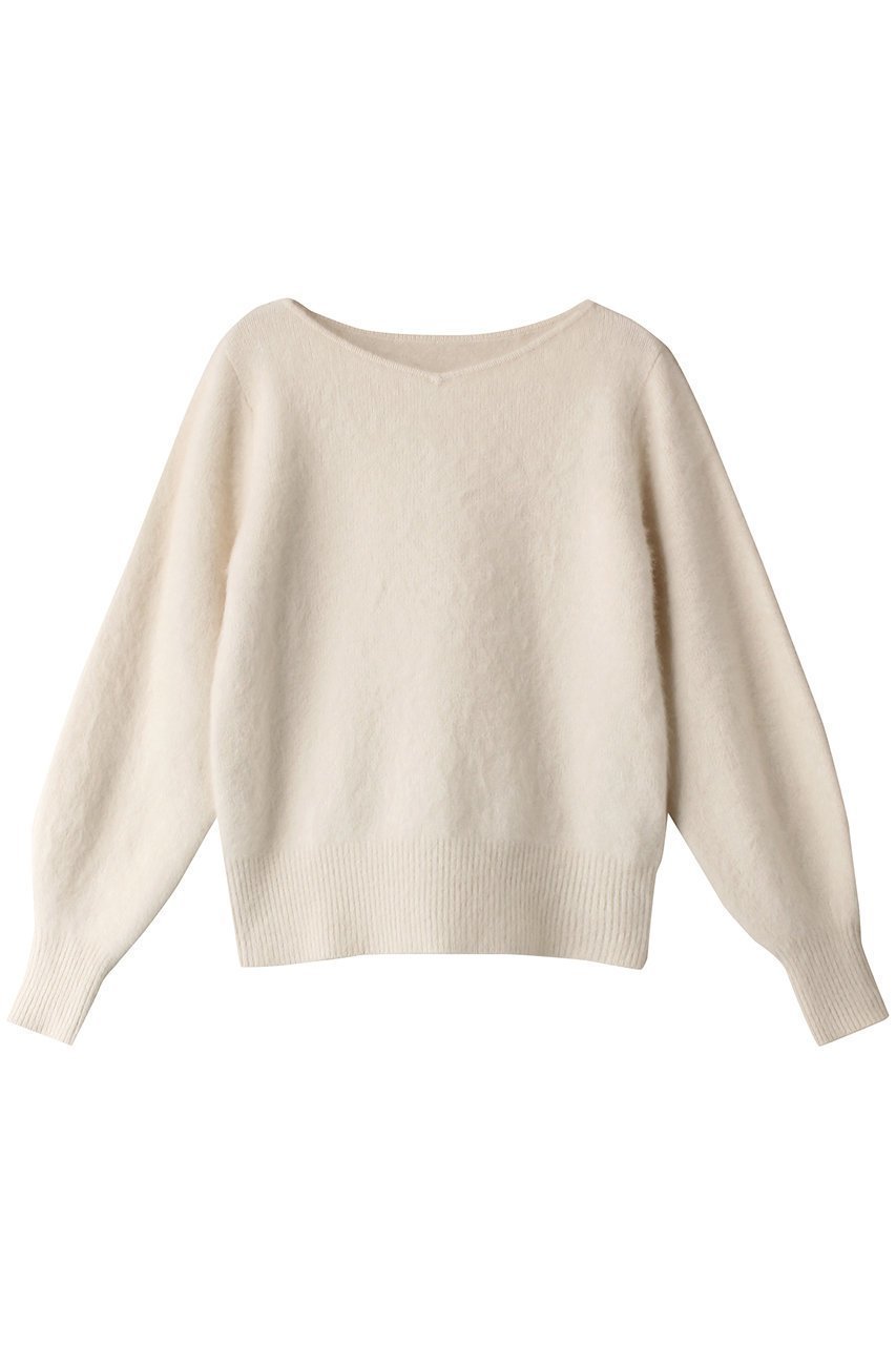 【アルアバイル/allureville】の【Loulou Willoughby】カシミヤ混2WAY V プルオーバー インテリア・キッズ・メンズ・レディースファッション・服の通販 founy(ファニー) 　ファッション　Fashion　レディースファッション　Fashion for Women　トップス・カットソー　Cut & Sew Tops　ニット　Knit Tops & Sweaters　カジュアルプルオーバー・ニットトップス　Pullovers & Knit Tops / Casual Pullovers　シンプル　Simple, Minimal　A/W・秋冬　Autumn/Winter　オフホワイト|ID: prp329100004155779 ipo3291000000035722182