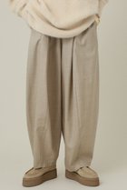 【カレンソロジー/Curensology】のウールストレッチドロストパンツ ライトブラウン(無地)|ID: prp329100004155787 ipo3291000000033541328