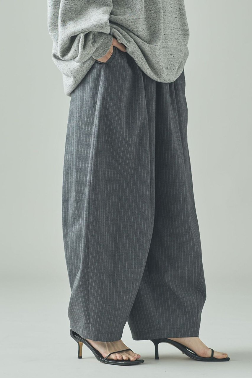 【カレンソロジー/Curensology】のウールストレッチドロストパンツ 人気、トレンドファッション・服の通販 founy(ファニー) 　ファッション　Fashion　レディースファッション　Fashion for Women　パンツ　Pants & Trousers　ストライプ　Stripe, Striped Pattern　パターン　Pattern, Design Print　人気　Popular, Best Seller　無地　Plain, Solid Color　A/W・秋冬　Autumn/Winter　other-3|ID: prp329100004155787 ipo3291000000035484302