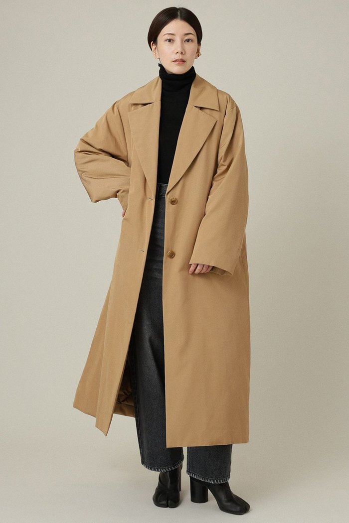 【カレンソロジー/Curensology】のグログランダウンコート インテリア・キッズ・メンズ・レディースファッション・服の通販 founy(ファニー) https://founy.com/ ファッション Fashion レディースファッション WOMEN アウター Coat Outerwear コート Coats ダウン Down Coats And Jackets キルティング Quilting グログラン Grosgrain シンプル Simple ダウン Down デニム Denim フラット Flat ポケット Pocket ロング Long エレガント 上品 Elegant 防寒 Cold Protection |ID: prp329100004155789 ipo3291000000030865949