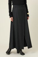 【カレンソロジー/Curensology】のストライプラップスカート 人気、トレンドファッション・服の通販 founy(ファニー) ファッション Fashion レディースファッション WOMEN スカート Skirt ロングスカート Long Skirt おすすめ Recommend なめらか Smooth ストライプ Stripe マニッシュ Mannish ラップ Wrap ロング Long NEW・新作・新着・新入荷 New Arrivals |ID:prp329100004155793