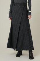 【カレンソロジー/Curensology】のストライプラップスカート 人気、トレンドファッション・服の通販 founy(ファニー) ファッション Fashion レディースファッション WOMEN スカート Skirt ロングスカート Long Skirt おすすめ Recommend なめらか Smooth ストライプ Stripe マニッシュ Mannish ラップ Wrap ロング Long NEW・新作・新着・新入荷 New Arrivals thumbnail グレー|ID: prp329100004155793 ipo3291000000028633490