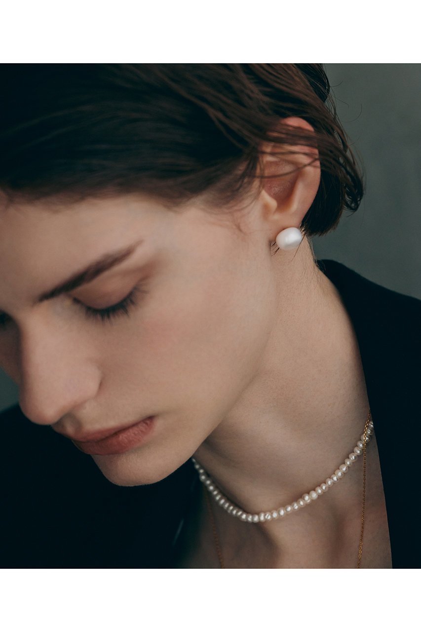 【プラス ヴァンドーム/Plus Vendome】のPEARL K10 スタッド ピアス 人気、トレンドファッション・服の通販 founy(ファニー) 　ファッション　Fashion　レディースファッション　WOMEN　ジュエリー　Jewelry　リング　Rings　イヤリング　Earrings　イエロー　Yellow　イヤリング　Earrings　パール　Pearl　フォルム　Form　other-2|ID: prp329100004155822 ipo3291000000031399610
