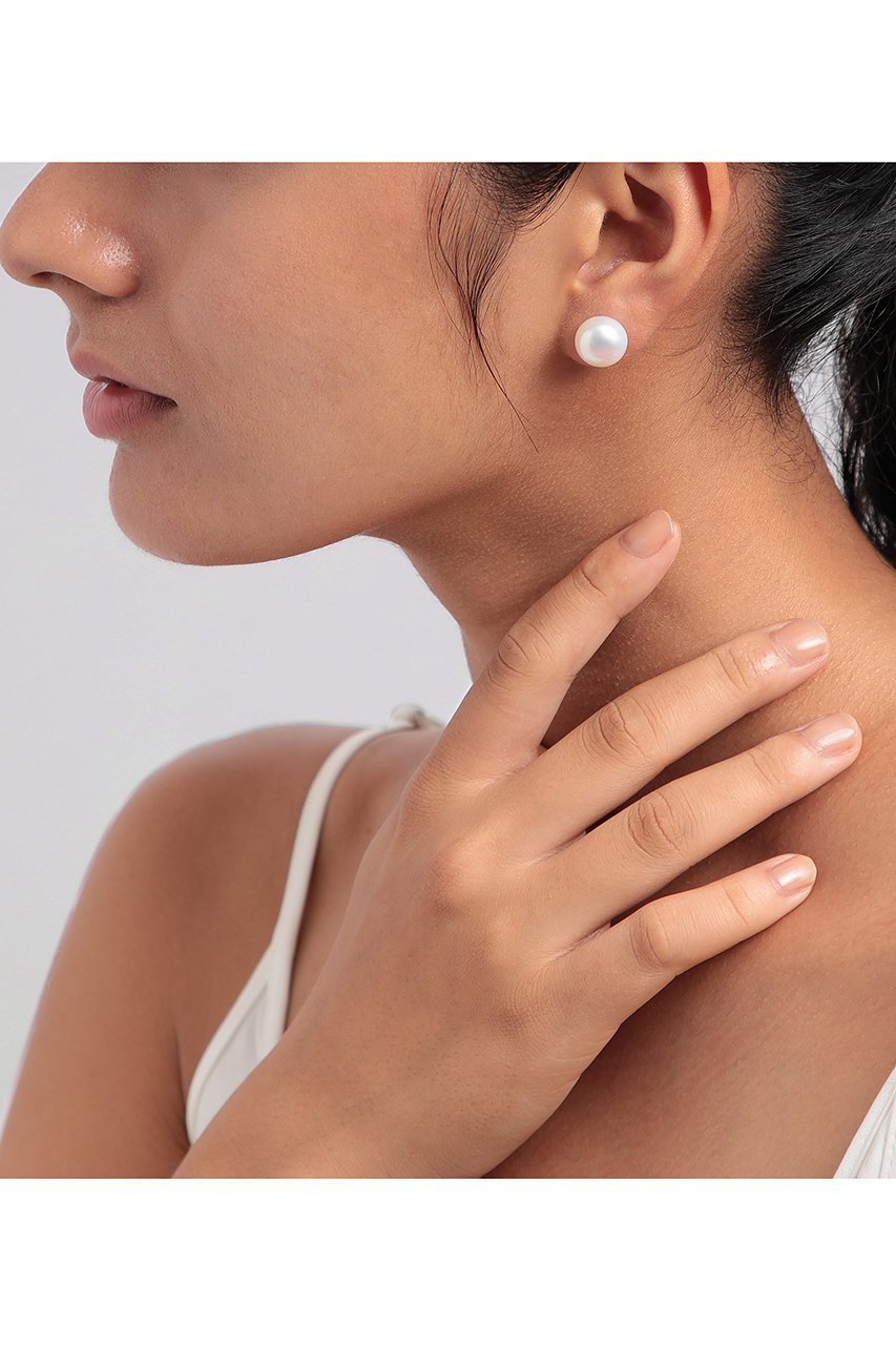 【プラス ヴァンドーム/Plus Vendome】のPEARL K10 スタッド ピアス 人気、トレンドファッション・服の通販 founy(ファニー) 　ファッション　Fashion　レディースファッション　Fashion for Women　ジュエリー　Jewelry　ファッションリング　Fashion Rings　イヤリング・フープ・ドロップタイプ　Hoop, Drop & Clip Earrings　イエロー　Yellow　イヤリング　Earrings　パール　Pearl, Pearl Accent　フォルム　Silhouette, Form　other-6|ID: prp329100004155822 ipo3291000000035659190